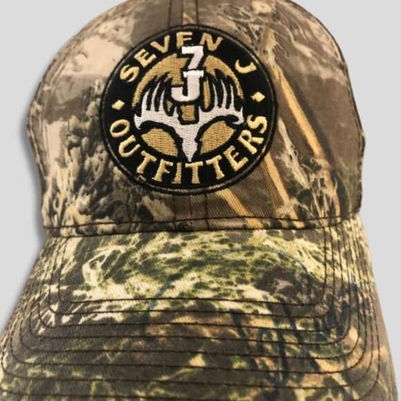 Kudzu Seven J Outfitters Hunting Hat Camo Print Adjustable Velcro Multicolor OS - Picture 4 of 9